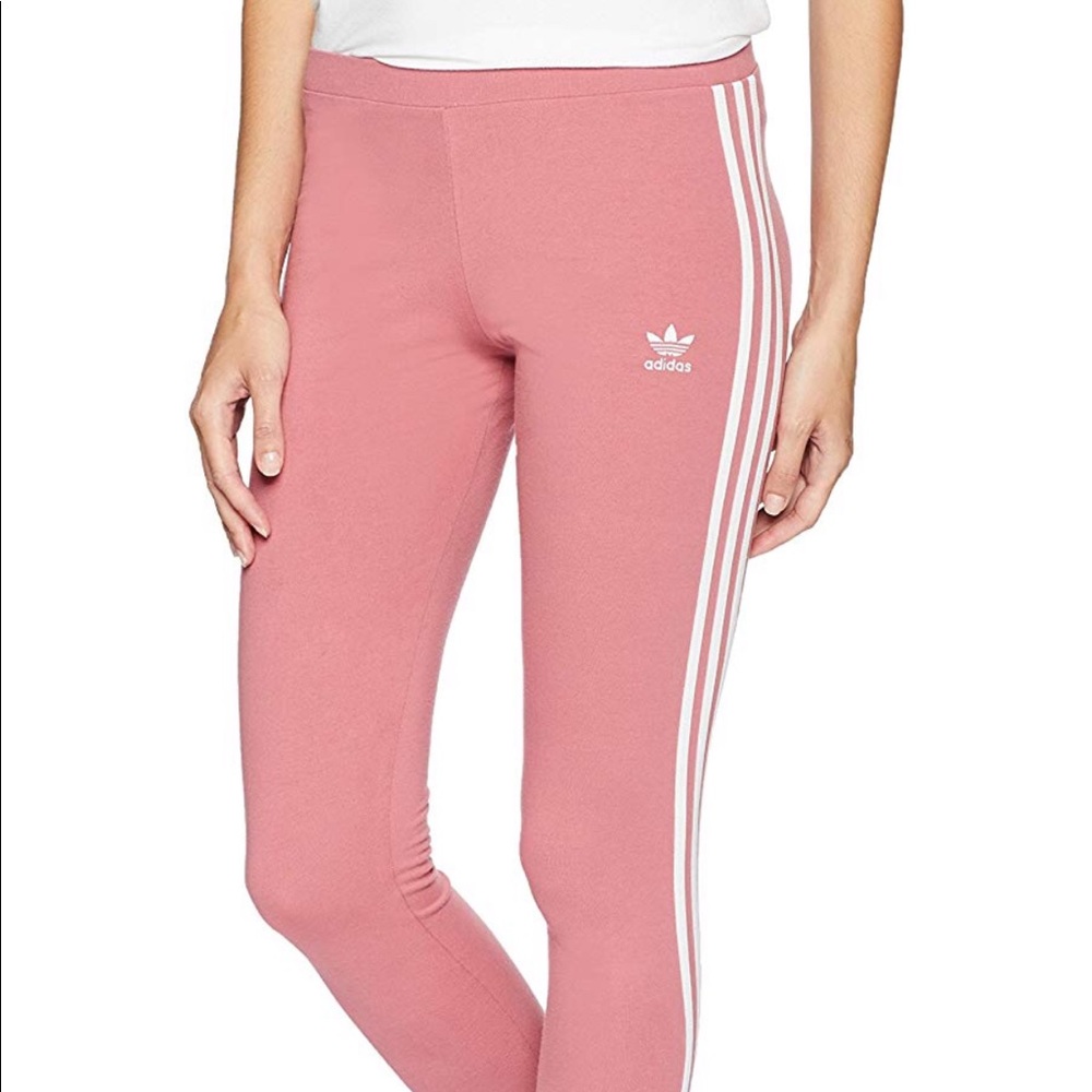 Pink adidas leggings